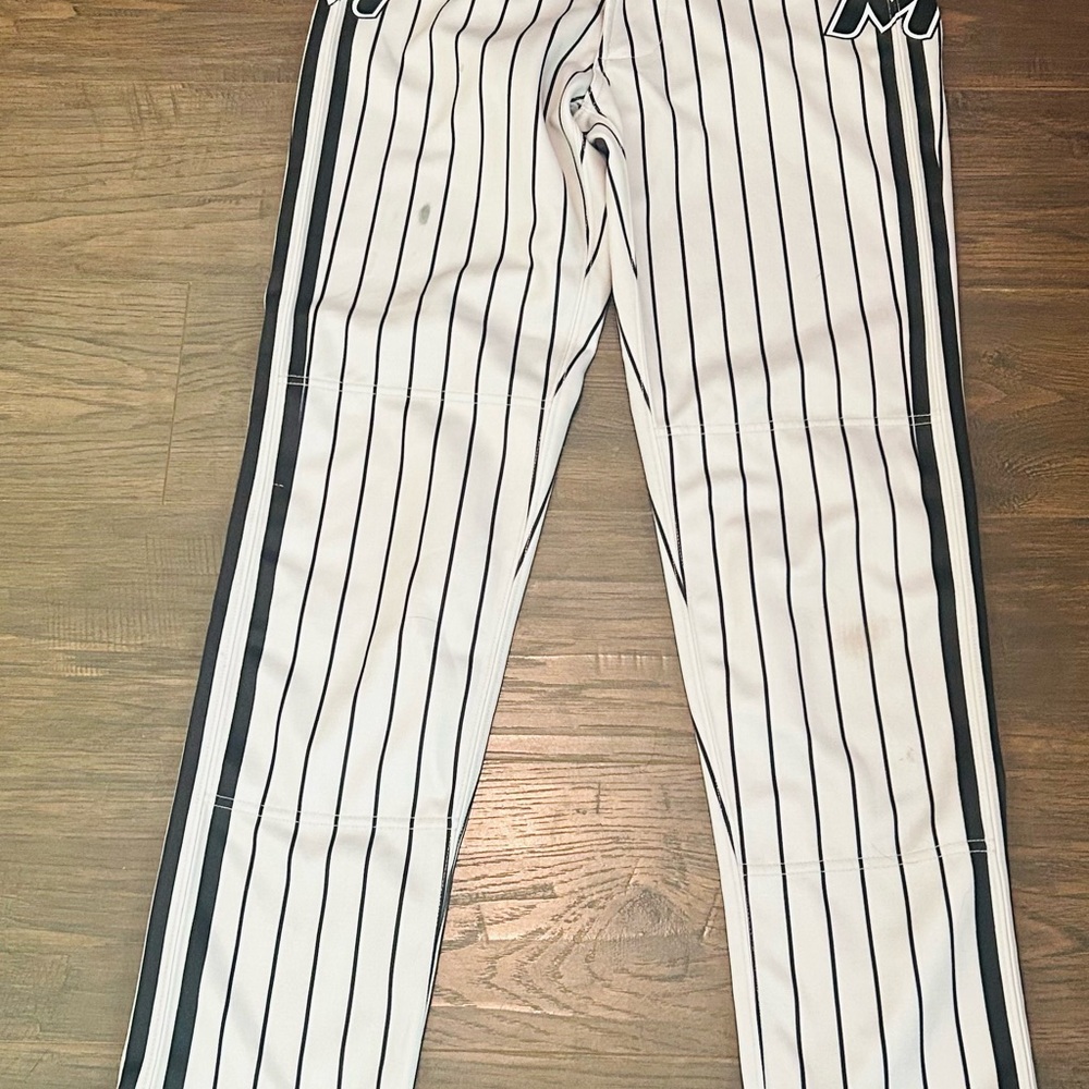 Kids Striped Baseball Pants